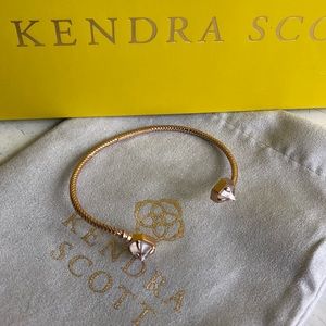 Kendra Scott Jamie rose gold bracelet